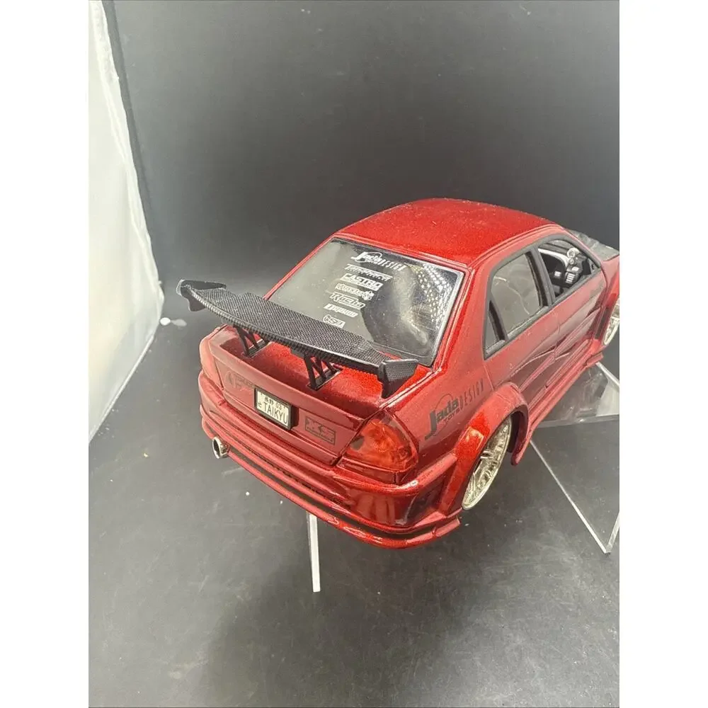 Jada Import Racer 1:24 Mitsubishi Lancer Evolution Diecast Red Veilside Evo RHD